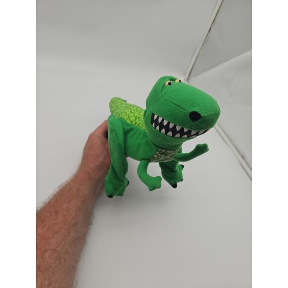 Burger King Toy Story Rex Dinosaur Hand Puppet Plush Stuffed Animal Disney Pixar - Picture 3 of 9